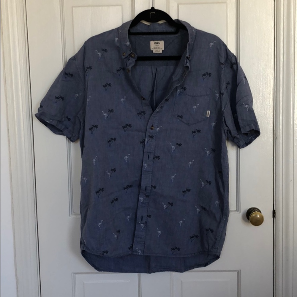 Men’s Large Vans Chambray Button Down